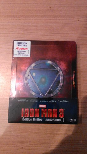 Iron Man 3 - French Auchan limited & numbered Bluray 3D + 2D edition.