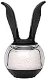 Chef'n SaltBall, Molinillo De Sal Y Especias, Salero, Molinillo De Precisión De Cerámica, Plástico Negro Y Transparente, Cantidad 1 Pieza, Ajustable En 5 Niveles De Molienda, GrindTune