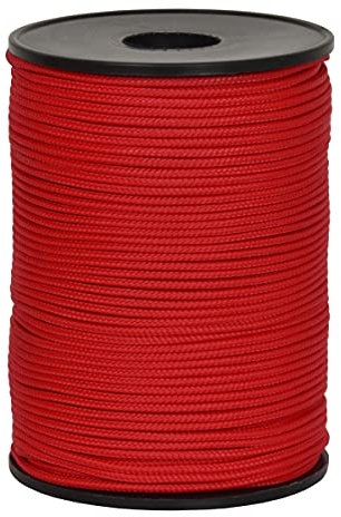 Corderie Italiane 006005926 Filo muratore, cordino edilizia rosso, 2 mm - 500 mt