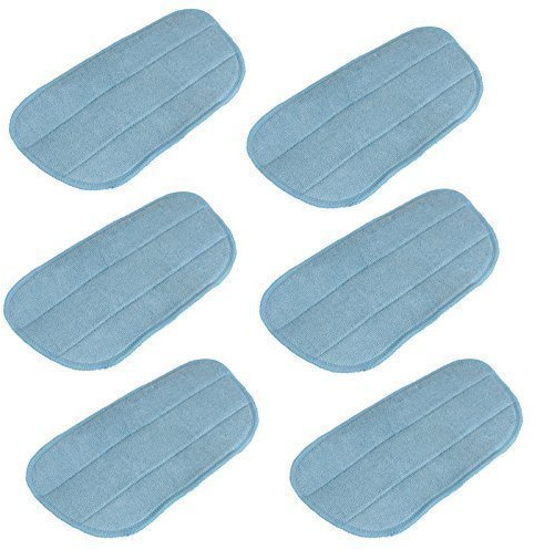 First4Spares Replacement Microfibre Pads for Morphy Richards 70465 & 720501 Steam Mops (Pack of 6)
