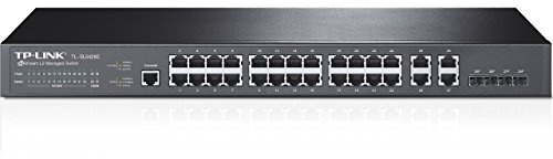 TP-LINK TL-SL5428E 24-Port 10/100Mbps + 4-Port Gigabit L2 Managed Switch with 4 Combo SFP Slots