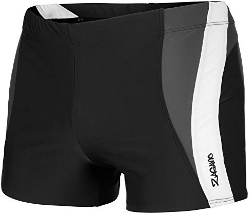 Zagano Adam Lipski - Short de Bain pour Homme extrêmement résistant - Coupe ajustée - Short de Bain avec Haute teneur en Lycra - Confortable - Coupe ajustée - Motifs Classiques à Modernes I S - 3XL,
