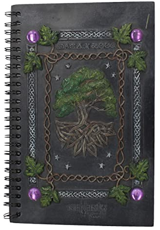 Nemesis Now Livets träd drömbok 15 x 21 cm, hartsomslag, anteckningsbok, 90 sidor, tjockt papper, handmålad, häxeri och wicca-journal
