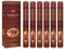 Incense Sandalwood, 120 Sticks in a Six Pack. HEM Brand, Hand Rolled in India. by Hem Incense