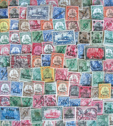 Goldhahn 100 Deutsche Kolonien Briefmarken für Sammler
