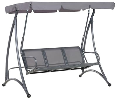 Stilvolles Hollywoodschaukel für Garten grau Bogart