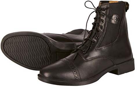 Kerbl, Schnürstiefelette Monaco Glattleder, Stivaletti da equitazione, Unisex adulto, Nero, 35 EU