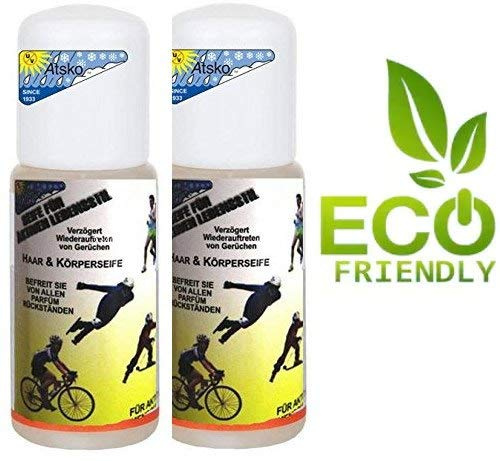 Sno Seal Eco Wash Reiseseife Doppelpack 2 x 118 ml – biologisch abbaubare Outdoor-Seife für Körper, Haare & Hände – ideal für Trekking, Camping & Rucksacktouren