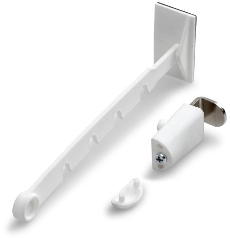 Lichtblick Kipp-Regler für Fenster, Fensterstopper - Weiß