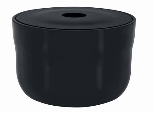 Spirella – Aufbewahrungsbox Multi-Box Aus Cocco, Ideal Zum Organisieren Von Bad, Küche Oder Büro, Praktisch und Elegant, Standardgröße, Schwarz