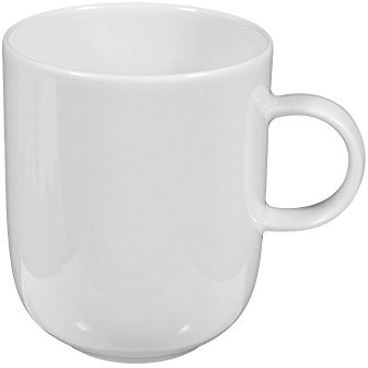 Seltmann Weiden Becher mit Henkel 0,25 l 6 Stück Lido Weiss Uni 00003