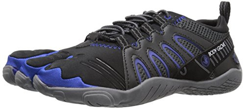 Body Glove Men's 3T Barefoot Warrior Water Shoe, Black/Blue, 9 M US