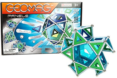 GEOMAG Panels 180 Magnetisches spielzeug für Kinder, Geschenk für Jungen und Mädchen im Alter von 5 6 7 8 9 10 11 12 13 Jahren, magnetische Konstruktionen, Kinderspielzeug