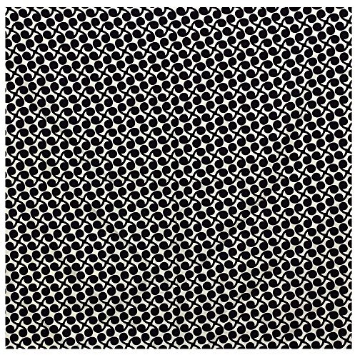 Kyoto Sen'I Furoshiki Echtes Japanisches Furoshiki-Tuch 20478-301 Kasaguruma blauschwarz-petrol 104 x 104 cm, 100% Baumwolle, aus Japan