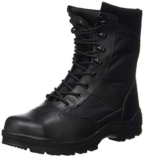 Mil-Tec Sicherheitsstiefel-12837000 Sicherheitsstiefel Schwarz 45