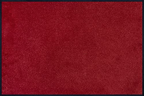 Wash+Dry Fußmatte, Regal red 60x90 cm, innen und außen, waschbar, rot