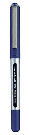 Uni-ball Eye UB150 Tintenroller Micro 0,5 mm Spitze 0,2 mm Strichbreite 12 Stück blau