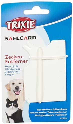 Trixie safecard Tick Remover para hámster, 8 x 5 cm, color blanco, 1 unidad