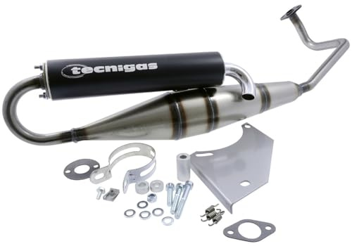 Pot d’échappement Tecni Next à gaz R 50 cc GY6 Chine 4Takt. | Sport; type moteur 139QMA/QMB 50; compatible avec REX RS450, compatible avec AGM Motors GMX450, compatible avec ZNEN ZN50QT-E