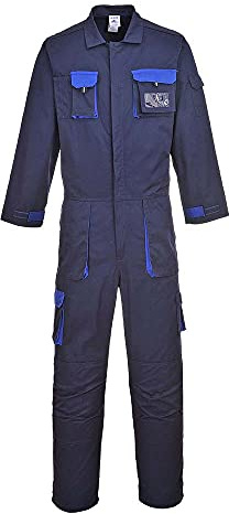 Portwest TX15NARXXXL Tuta intera Portwest Texo Contrast, Blu Navy, 3 XL