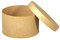 Rayher 67035000 Boîte en Papier mâché FSC recyclé 100% Rond Hauteur 7 cm Diamètre 11 cm