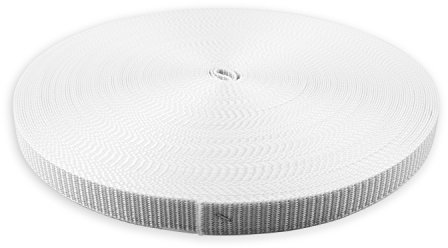 DIWARO® Stabiler Rolladengurt; Jalousiegurt; Gurtband | Gurtbreite 22 mm | 50 m Rolle | Farbe: grau