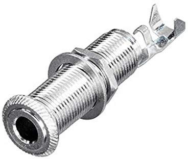 REAN 6,3mm 2-pol Mono Klinken-Einbaubuchse by Neutrik für Dicke/Tiefe Gehäuse - NYS2202
