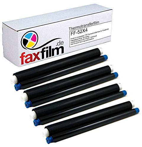 OBV 4 x kompatibler TTR ersetzt Panasonic KX-FA52X KX-FC225 KX-FC226 KX-FC255 KX-FC258