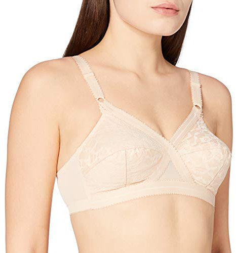 Playtex Bra Woman Cross Your Heart Non-Wire Bra x1, Beige, 38B