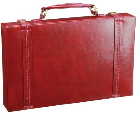 alles-meine.de GmbH Dulwich Designs Heritage Schmuckkoffer, groß, Weinrot