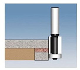 VIRUTEX 1740348 - Fresa perfilar con rodamiento inferior M.D.