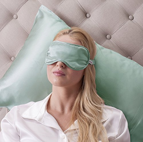Jasmine Silk Luxus 100% Seide Schlafmaske Augenmaske Reisen Silk eye mask - Entenei