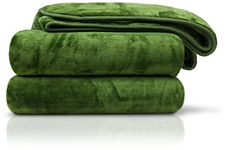 Amago - Cuddly Blanket, Cashmere Feel, 130 x 170 cm - Dark Green