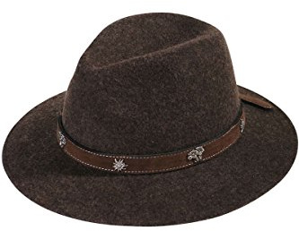 Faustmann Hüte Herren Hut braun 'Edelweiß', 384-BRAUN, 54