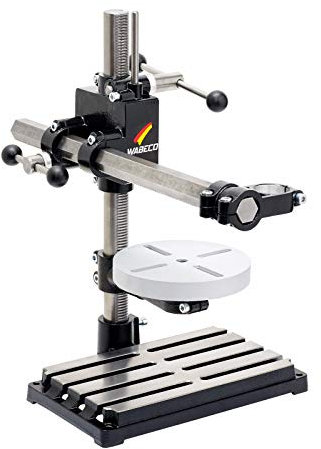 WABECO Bohrständer Fräsständer BF1242 mit Bohr-Frästisch, 2 Zustellachsen vertikal/horizontal Säule 500 Ausleger 500 mm Made in Germany