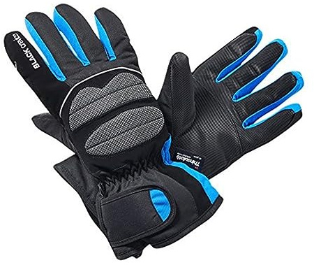 Black Crevice Erwachsene Skihandschuhe I atmungsaktive & wasserdichte Ski-Handschuhe für Herren & Damen I extra warme Winterhandschuhe I Schnee-Handschuhe mit Klettverschluss & Gummibund