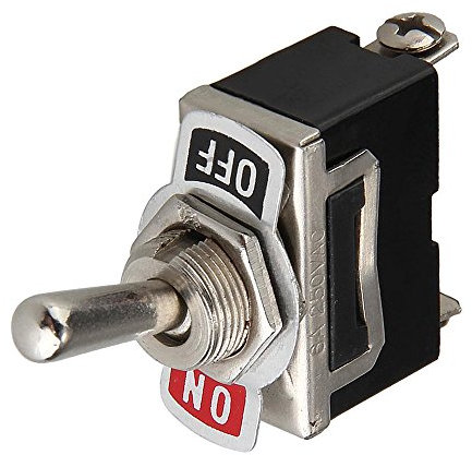 12V Interrupteur à Bascule Batterie Flick on/Off Voiture Auto Dash SPST Métal