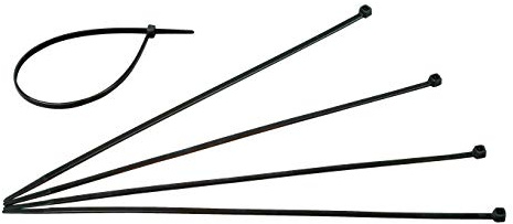 Kopp 328404090 Kabelbinder, UV- und witterungsbeständig 50 Stück, 300 x 4.8 mm, schwarz