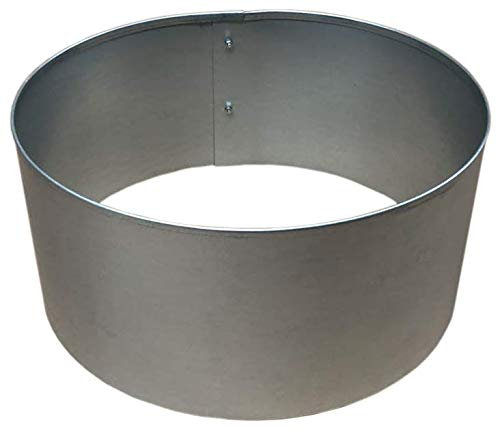 Rasenkanten Baumring Kreis aus Metall durchm. 37 cm x 17,5 cm - 1er Set