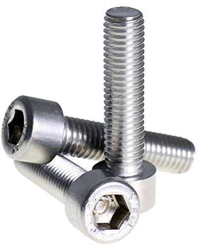 Bolt Base 1.6mm A2 aus rostfreiem Stahl Sechskantschraube Zylinderschraube DIN 912 M1.6 X 6 - 100