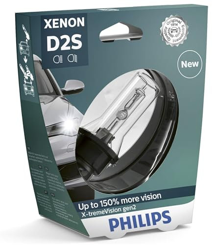 Philips 85122XV2S1 Xenon-Scheinwerferlampe X-tremeVision D2S Gen2, Einzelblister