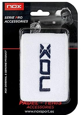 Nox Blister 2 Ud - Muñequera, Color Blanco