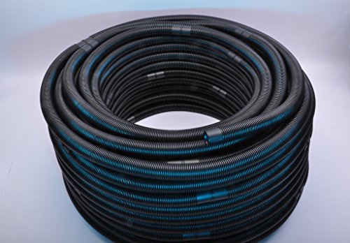 Pool-Profi24 3m Pool-Schlauch 38mm Durchmesser | Schwimmbadschlauch UV-beständig und teilbar (Schwarz)