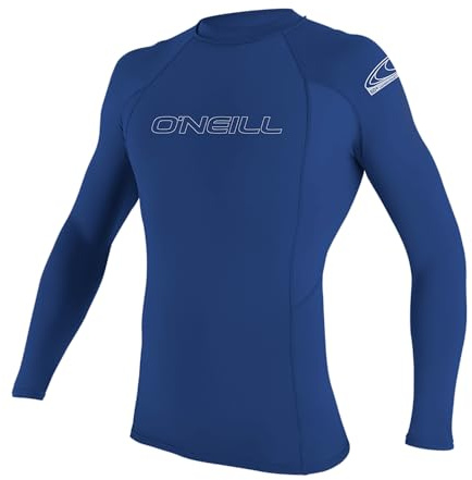 O'NEILL Men's Men's Basic Skins Long Sleeve Rash Guard Rash Vest (Pack of 1)