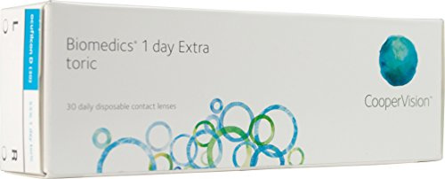 Biomedics 1-day täglichen Ring Extra Toric Kontaktlinsen, R 8.7, D 14.5, -0.75 Dioptrie, Zylinder -1.75, 90 Achse – 30 Astigmatism