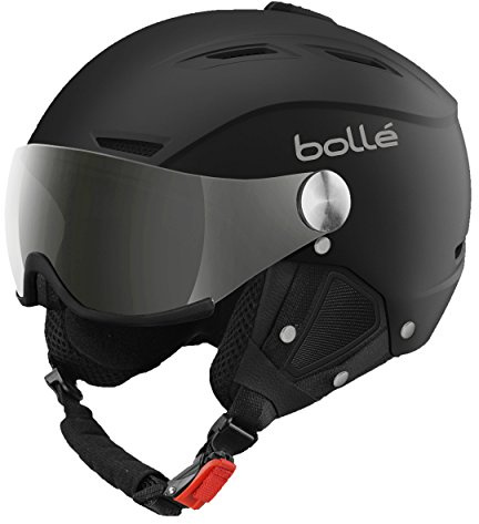 bollé BACKLINE VISOR | Ski Helmet | Adjustable Ventilation | Removable Ear Pads| ABS Shell | Visor Cat. 3