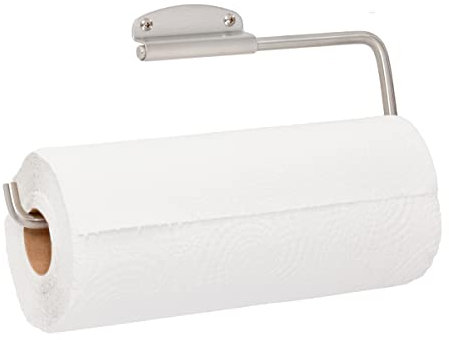 iDesign Forma, Toallero basculante para toallitas descartables, montaje sobre pared, Acero inoxidable pulido