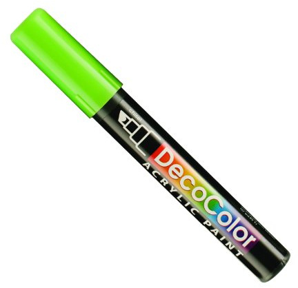 Uchida 315-C-11 Marvy Deco Color Chisel Tip Acrylic Paint Marker, Light Green