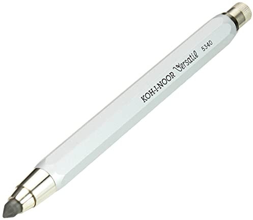 Koh-I-Noor 5,6 mm Metalldruckbleistifte mit Minenspitzer. 5340. Silber