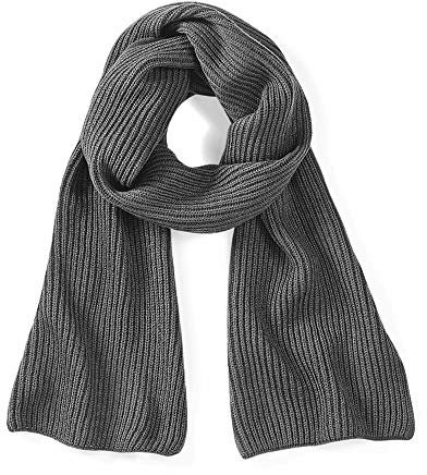 Beechfield B469.Sgr Metro Knitted Schal, Schwarz, Einheitsgröße